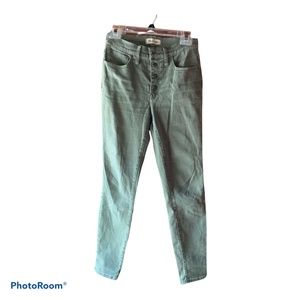 Madewell High Rise Skinny Sage Green Jean Size 27